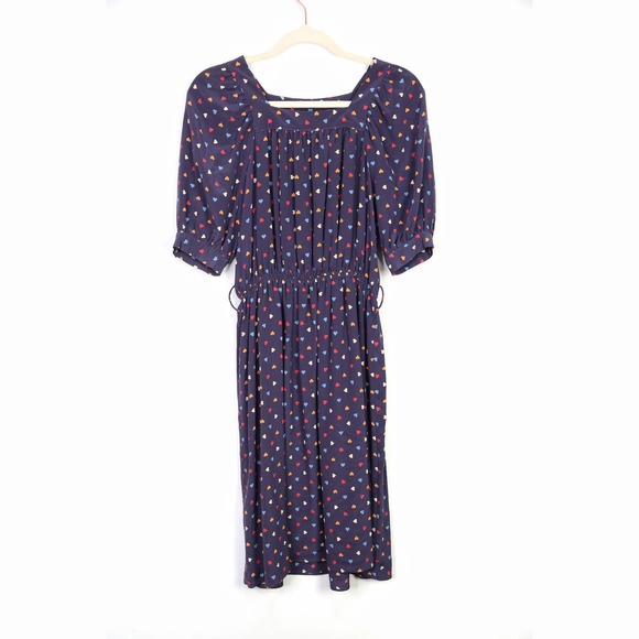 Stephanie Cranford purple rainbow heart dress Size Small - Picture 10 of 10